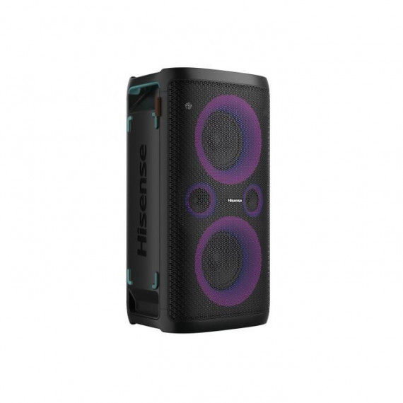 HISENSE Party Rocker One - Enceinte de soirée Bluetooth portable - 300W - Effets lumineux - Noir