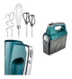 Russell Hobbs 25891-56 Batteur Mixeur Swirl, 5 Vitesses, Fonction Turbo, 1 Paire de Batteurs Hélice, Pétrin, Fouets - Turquoise