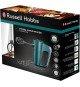 Russell Hobbs 25891-56 Batteur Mixeur Swirl, 5 Vitesses, Fonction Turbo, 1 Paire de Batteurs Hélice, Pétrin, Fouets - Turquoise
