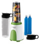 RUSSELL HOBBS 25160-56 Mixeur Blender Nomade 300W Mix & Go, 2 Bouteilles 600ml, 2 Couvercles Transport, 2 Tubes Rafraîchissants