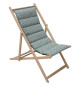 JARDIN PRIVE - Chilienne matelassée Norvege avocat - tissu traité déperlant