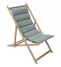 JARDIN PRIVE - Chilienne matelassée Norvege avocat - tissu traité déperlant