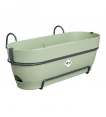 Elho Vibia Campana Balconniere Allin1 50 - Vert - L 50 x B 26 x H 17 cm - Balcon - 100% recyclé