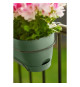 Elho Vibia Campana Balconniere Allin1 50 - Vert - L 50 x B 26 x H 17 cm - Balcon - 100% recyclé