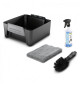 KARCHER Kit vélo - Accessoire associé au nettoyeur mobile OC3 - Chiffon microfibre, une brosse universelle et un détergent vélo