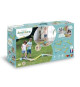 SMOBY Parcours de motricité Aventure - 4 plots + 4 plaches - Equilibre, coordination, eveil, sensoriel