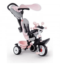 SMOBY Tricycle enfant évolutif Baby Driver Plus - Structure métal - Rose
