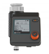 GARDENA Programmateur d'arrosage Select  Ecran LCD  Pile 9V non fournie  Pression max 12 bar  Résistant a l'eau  (1891-20)