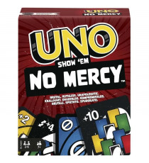Jeu de cartes UNO SHOW EM NO MERCY - MATTEL - HWV18 - 56 cartes - Nouvelles regles impitoyables