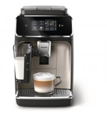 Machine a espresso automatique - PHILIPS - Silent Brew EP2336/40 - 4 boissons LatteGo - Noir chromé