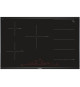 Table induction grande largeur - BOSCH  SER8 - PXV875DV1E - Noir - 5-foyers - Home Connect - L816xP527 mm