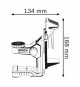 Accessoire de mise a niveau Bosch Professionnal BM1, solution universelle pour tous les lasers lignes - 0601015A01