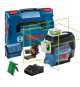 Laser Lignes Bosch Professional GLL 3-80 CG a lignes vertes avec support BM1, platine de mesure, poche, en Lboxx - 0601063T03
