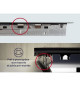 Table de Cuisson Induction ELECTROLUX - 4 foyers - Zones modulables - FlexiBridge Série 600 - Mode chef - L60 x P52 - EIV654