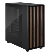 Boîtier PC - FRACTAL DESIGN - North XL Charcoal Black TG Dark - FD-C-NOR1X-02 - E-ATX - Design élégant en bois et en alliage