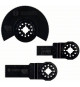 Set de 3 Lames pour outil multifonctions accessoire Starlock pour bois et métal - BOSCH