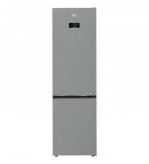 Réfrigérateur pose-libre combiné - BEKO - B5RCNE405HXB - Classe D - 355 L - Froid ventilé - 66,3 x 59,5 x 203,5 cm - Métal br…