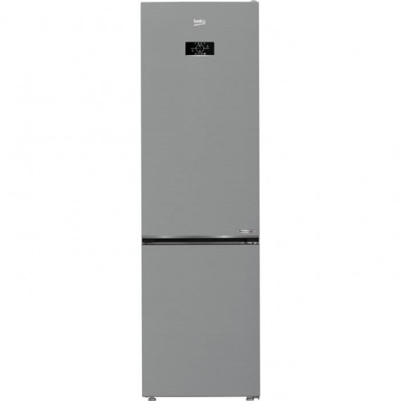 Réfrigérateur pose-libre combiné - BEKO - B5RCNE405HXB - Classe D - 355 L - Froid ventilé - 66,3 x 59,5 x 203,5 cm - Métal br…