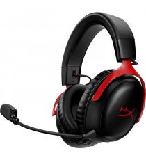 Casque Gamer Sans Fil - HyperX Cloud III - pour PC & console - Noir/Rouge