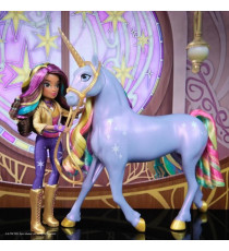 SPIN MASTER LICORNE A FONCTIONS 28 CM WILDSTAR + POUPEE 24 CM Unicorn Academy