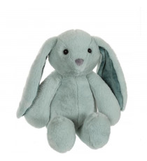 Peluche Lapin Trendy Bunny - GIPSY TOYS - Vert d'Eau, 28 cm