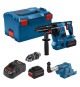 Perforateur Bosch Professional GBH 18V-28CF avec dispositif d'aspi GDE 18V-16, 2 batt ProCore 8,0Ah, Chargeur, en Lboxx -