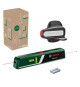 Niveau laser a bulle EasyLevel de Bosch avec support mural (ligne laser pour un alignement flexible sur les murs et point laser