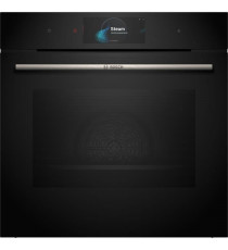 Four vapeur/combiné Softclose Nettoyage Ecoclean- BOSCH SER8 HSG7584B1 Noir -Vol four 71l - 23 modes de cuisson