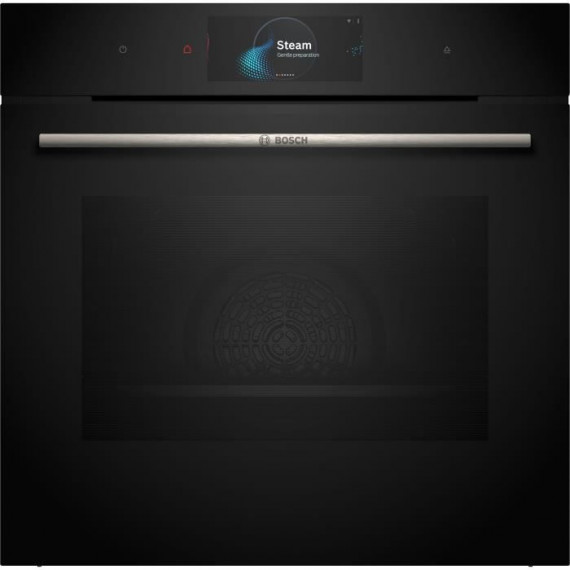 Four vapeur/combiné Softclose Nettoyage Ecoclean- BOSCH SER8 HSG7584B1 Noir -Vol four 71l - 23 modes de cuisson