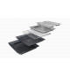 Four vapeur/combiné Softclose Nettoyage Ecoclean- BOSCH SER8 HSG7584B1 Noir -Vol four 71l - 23 modes de cuisson