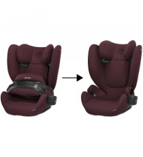 Siege auto CYBEX PALLAS B2 I-SIZE - Des 15 mois jusqu'a 12 ans - Rumba Red et dark red