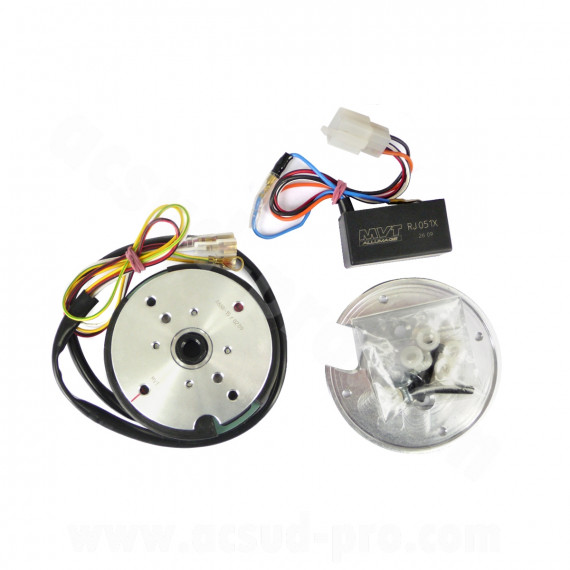 ALLUMAGE ELECTRONIQUE MVT PREMIUM ROTOR INTERNE ANALOGIQUE VARIABLE AVEC LUMIERE  DERBI START 3 VARIANT (PREM 30)