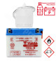 BATTERIE YUASA YB4L-B 12V-4.2Ah  (LIVREE AVEC PACK ACIDE)