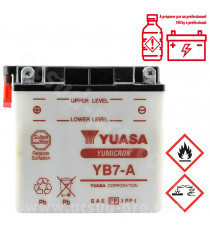 BATTERIE YUASA YB7-A 12V-8.4 Ah  ELYSEO/ELYSTAR 125