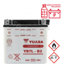 BATTERIE YUASA YB7L-B2 12V-8A  MAJESTY/SKYLINER 125