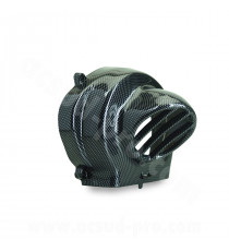 CACHE / VOLUTE TURBINE TNT ADAPT. PIAGGIO 50 ZIP. TYPHOON. FLY. LIBERTY. VESPA LX/GILERA 50 STALKER. ICE  IMIT CARBONE