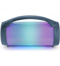 BIGBEN PARTYBTLITEDB - Enceinte lumineuse sans fil - Bluetooth - Micro inclus - Effets lumineux - 50W - Dark blue