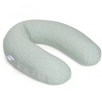 Coussin de Maternité BABYMOOV DOOMOO Buddy - Cloudy kaki - Coton bio et oeko-Tex - 180 x 45 x 16 cm