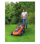Tondeuse a Gazon Electrique Sans Fil 36V CLMA4820L2-QW - BLACK+DECKER - 7 Hauteurs Réglables - Fonction Mulching