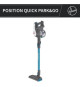 Aspirateur Balai sans fil multifonction - HOOVER - HF122UH - Autonomie : 40min - 0,9 L - Eclairage LED