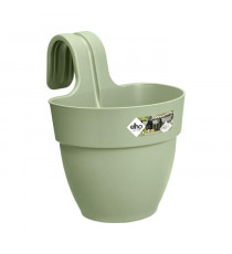 ELHO - Pot de fleurs -  Vibia Campana Easy Hanger Small - Vert Pistache - Balcon extérieur - L 24.1 x W 20.5 x H 26.5 cm