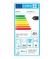 Seche-linge pompe a chaleur VEDETTE VSF318HW - 8 kg - L60cm - Classe A++ - Blanc
