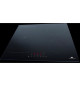 Table induction 4 zones flex avec double bridge - 7200W - slider - 4 boosters - noir