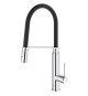 GROHE Mitigeur évier Concetto 31491000 - Bec orientable professionnel - Rotation 360° - Limiteur de température et de débit -…