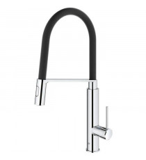 GROHE Mitigeur évier Concetto 31491000 - Bec orientable professionnel - Rotation 360° - Limiteur de température et de débit -…