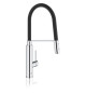 GROHE Mitigeur évier Concetto 31491000 - Bec orientable professionnel - Rotation 360° - Limiteur de température et de débit -…