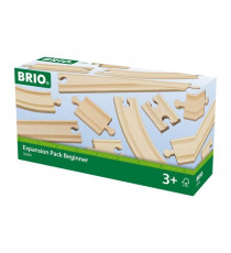 Brio World Coffret Evolution Débutants -11 Rails - Accessoire pour circuit de train en bois - Ravensburger - Mixte des 3 ans …