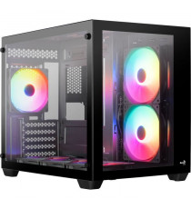 Boîtier PC - AEROCOOL - Dryft Mini G v1 (Noir) - Cube - Format Micro-ATX - Sans alimentation