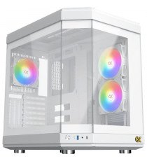Boîtier PC - XIGMATEK - CUBI Arctic (Blanc) - Cube - Format E-ATX - Sans alimentation