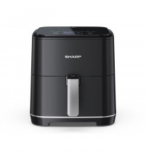 Friteuse sans huile SHARP - Airfryer 5,5L - 1650 W - 8 programmes - Noir